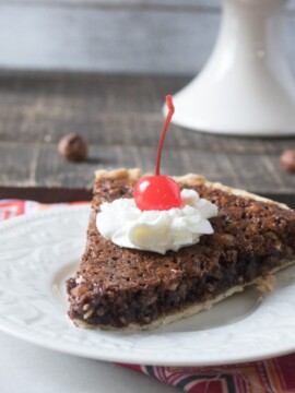 Chocolate-Hazelnut Tart, Easy Chocolate Hazelnut Tart, Hazelnut Tart, Easy Tart, Christmas Dessert