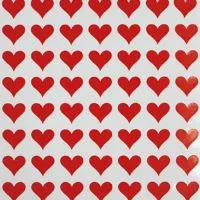 Royal Green Heart Label Red Sticker for envelopes 1/2" (0.5 inch) 13mm - 1050 Pack - Gift Packaging,