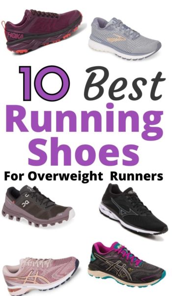 Whether you're a road runner or trail runner, check out the 10 best running shoes for overweight runners! Don't let being plus size stop you from running. #Fitness #Running #RunningMotivation #RunningTips #FitnessTips #PlusSize #TrailRunning
