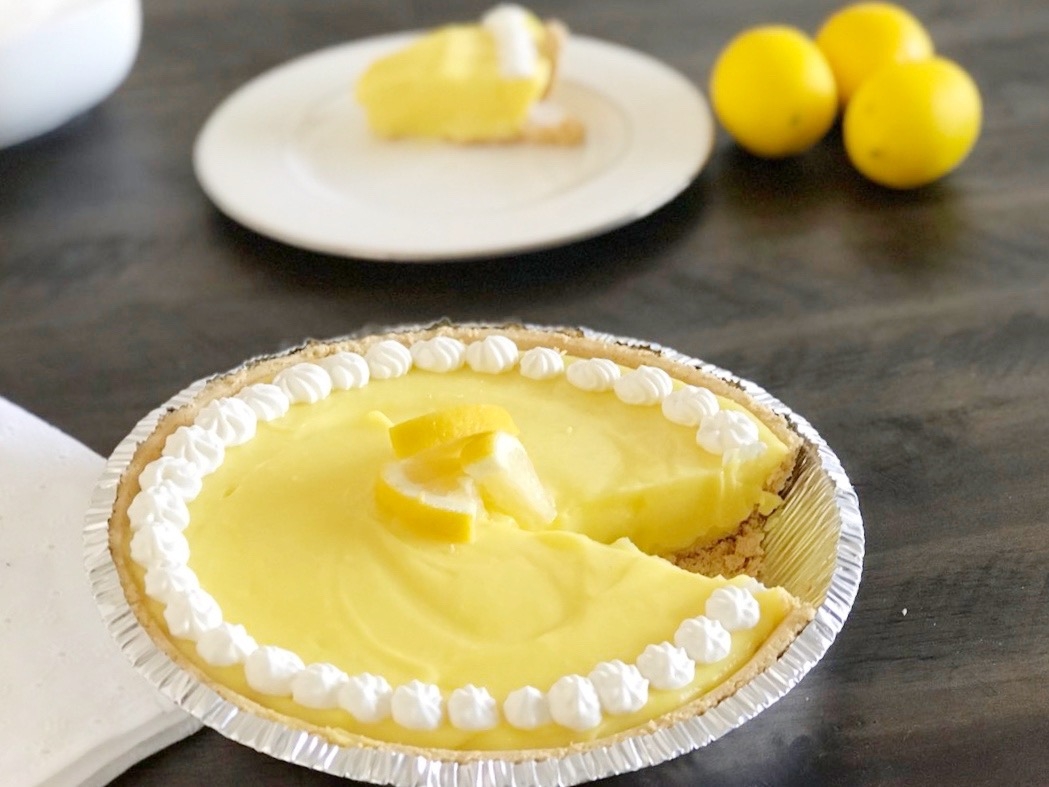 Easy Pie Recipe, Summer Pie Recipe, Lemon Recipe, NoBake Dessert
