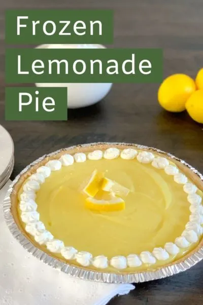 This Frozen Lemon Pie can't be any easier. Made with just 4 ingredients, it's sweet & tart - perfect for any spring or summer gathering. #EasterDessert #SpringDessert #EasyDessertRecipes #NoBakePie #PieRecipes #SummerDessertRecipes #LemonPie #LemonadePie #FrozenPie This Frozen Lemon Pie can't be any easier. Made with just 4 ingredients, it's sweet & tart - perfect for any spring or summer gathering. #EasterDessert #SpringDessert #EasyDessertRecipes #NoBakePie #PieRecipes #SummerDessertRecipes #LemonPie #LemonadePie #FrozenPie