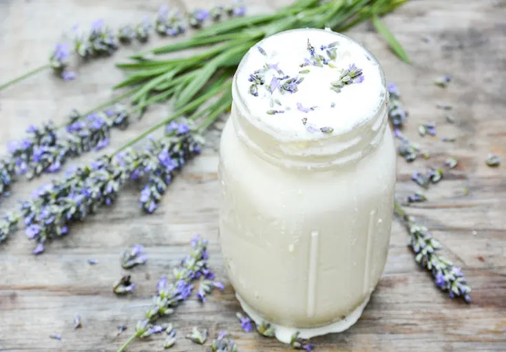 Image for Lavender and White Chocolate Boozy Milkshakes
