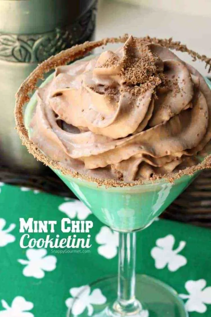Image for Mint Chip Cookietini Recipe (Thin Mint Chocolate Martini)
