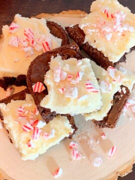 Peppermint Mocha Brownies, Christmas Brownies, Christmas Baking, Holiday Baking, Christmas Baking Recipe