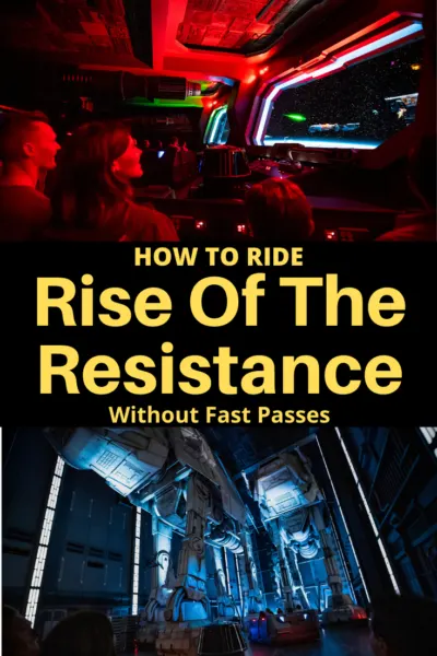 How to ride Rise of The Resistance at Disney World without Fast Passes and make the most of your Hollywood Studios day. #DisneyWorld #HollywoodStudios #DisneyWorldTips #WaltDisneyWorld