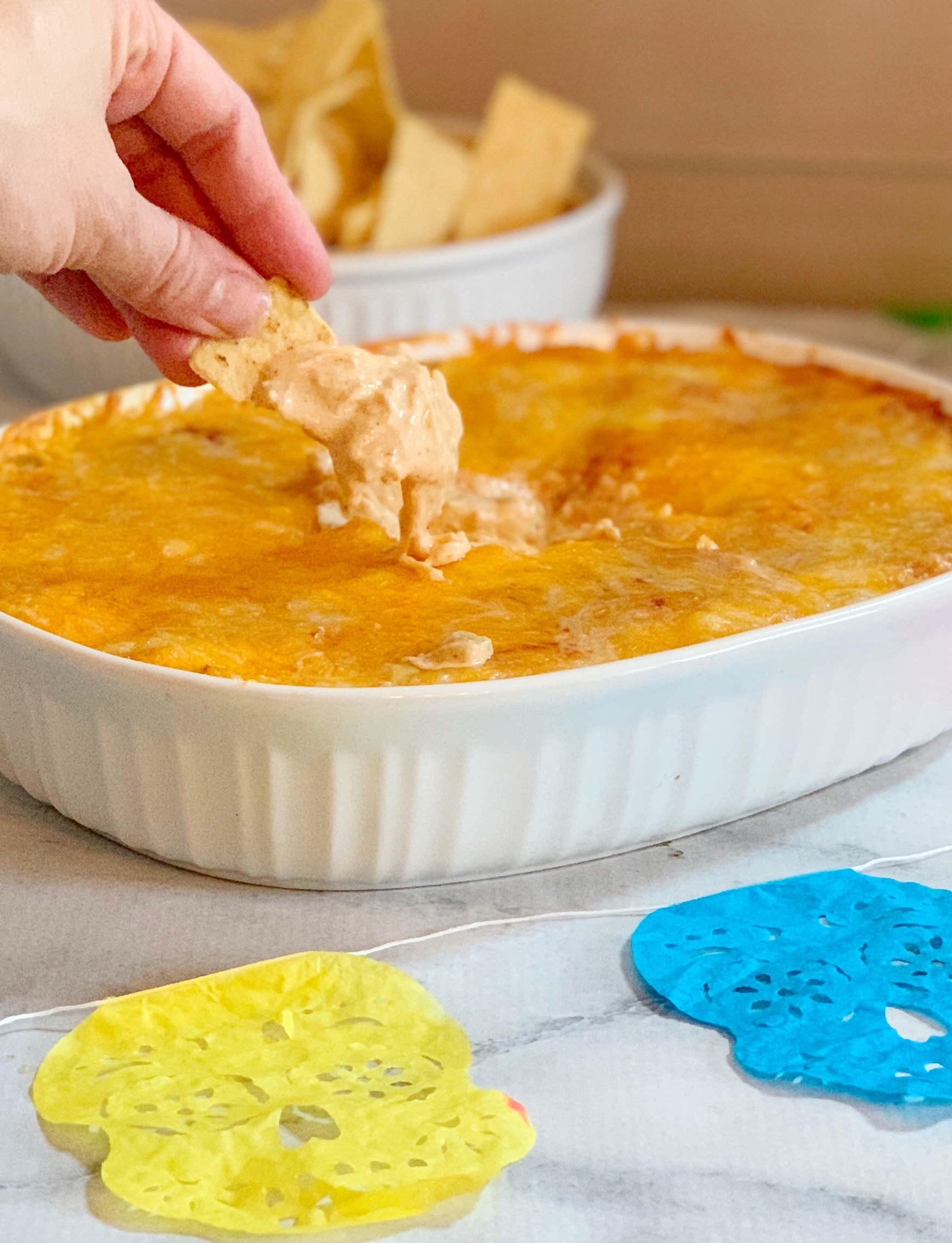 Savory Chicken Enchilada Dip Recipe (Everyone Will Ask You To Make It)