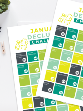 Declutter Challenge, January DeClutter Challenge, 30 Day DeClutter Challenge