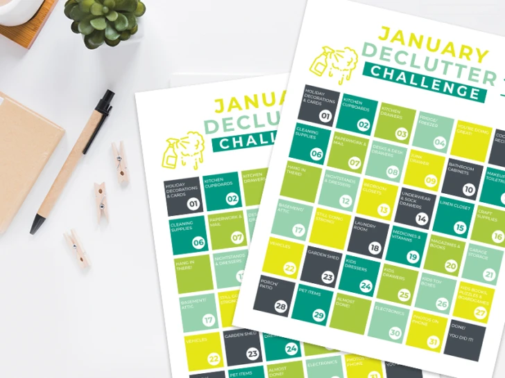 Declutter Challenge, January DeClutter Challenge, 30 Day DeClutter Challenge