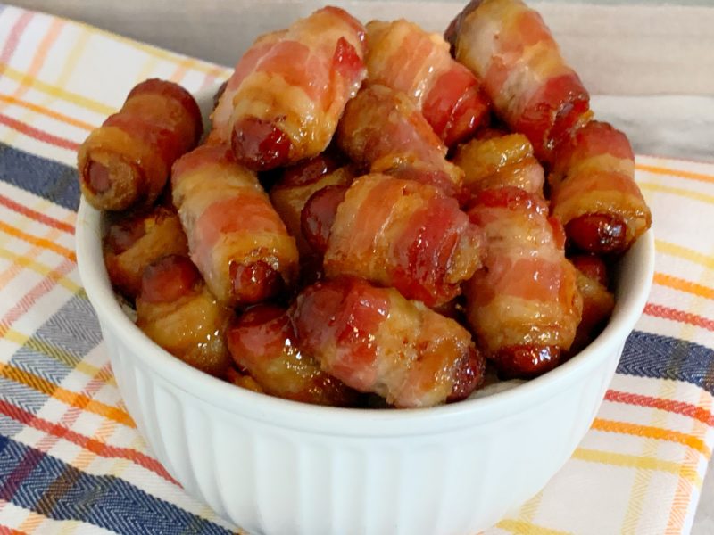 Bacon Wrapped Brown Sugar Lil Smokies Recipe (With Beer)