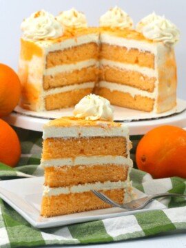 Layered Orange Cake, How To Make A Layered Orange Cake