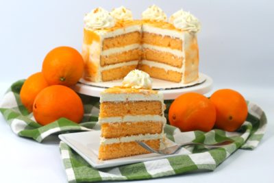 Layered Orange Cake, How To Make A Layered Orange Cake