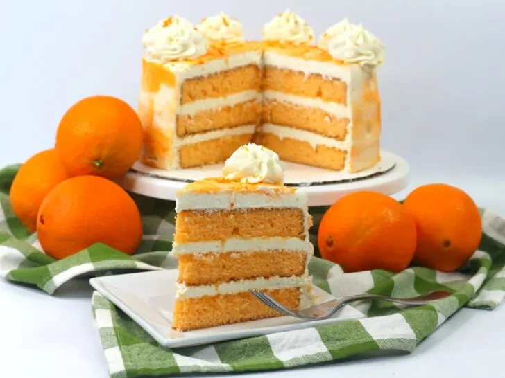 Layered Orange Cake, How To Make A Layered Orange Cake