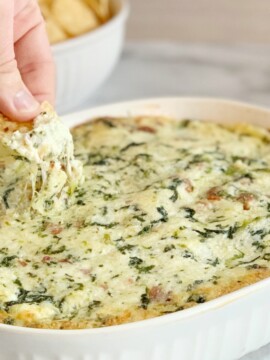 Spinach Dip With Bacon Recipe, Easy Spinach Dip Recipe, Creamy Spinach Dip Recipe