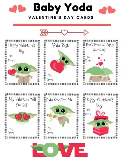 Baby Yoda Valentines Day Cards, Free Printable Disney Valentines Day Cards Baby Yoda Valentines Day Cards, Free Printable Disney Valentines Day Cards