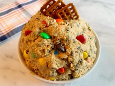 Monster Cookie Dip, No Bake Dessert, Dessert Dip Recipe, Cookie Dough Recipe