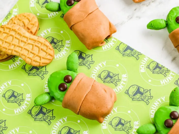 Baby Yoda Cookies, No-Bake Baby Yoda Cookies, Star Wars Cookies