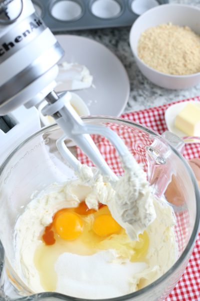 Adding Eggs To Cheesecake Mixture