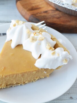 Peanut Butter Pudding Pie, No Bake Peanut Butter Pudding Pie Recipe