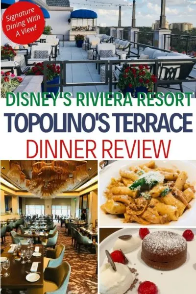 Looking for a nice sit down meal at Walt Disney World? The NEW Topolino's Terrace, at Disney's Riviera Resort, is a signature dining Italian restaurant for dinnertime. This FULL review has you covered with the best dishes and the view that you can't miss out on. #WaltDisneyWorld #DisneyFood #DisneyDining #DisneyWorldGuide #FamilyTravel #Orlando #DisneyDining #DisneyWorldTips