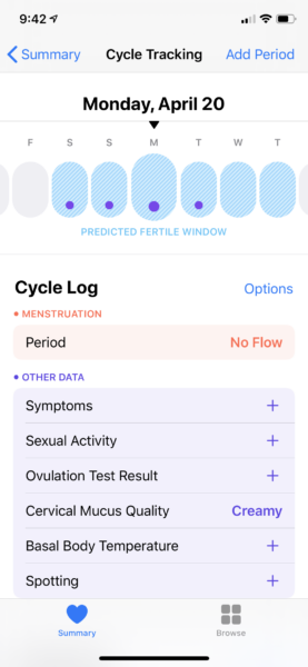 Apple Health App, Fertility Tracking, Ovulation Tracking, Trying To Conceive