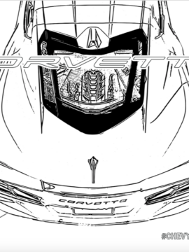 Printable Corvette Coloring Pages