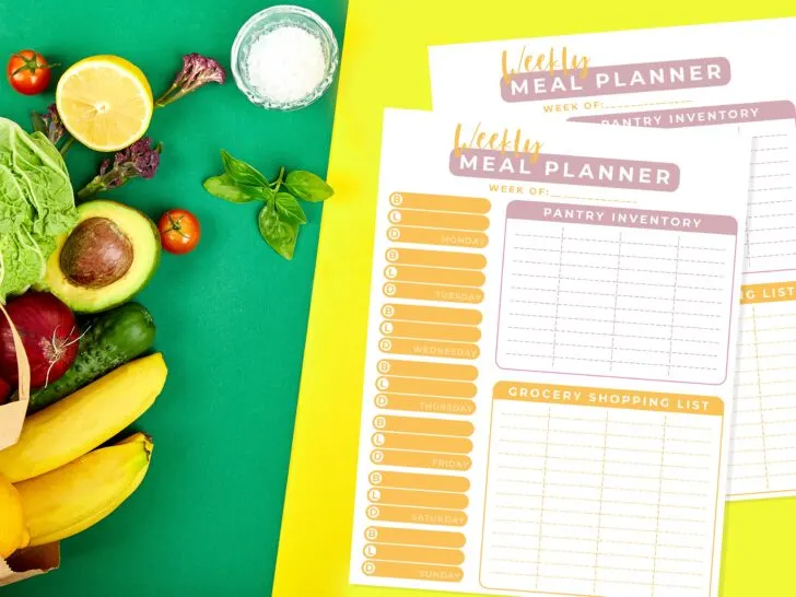 printable weekly meal planner, How To Plan Weekly Family Meals