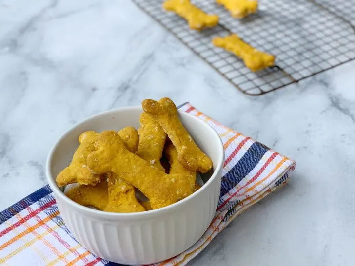 Homemade Pumpkin Dog Treats, Pumpkin Dog Bone Recipe, Homemade Dog Treats