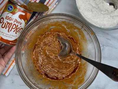 Pumpkin Dog Bones, Pumpkin Mixture