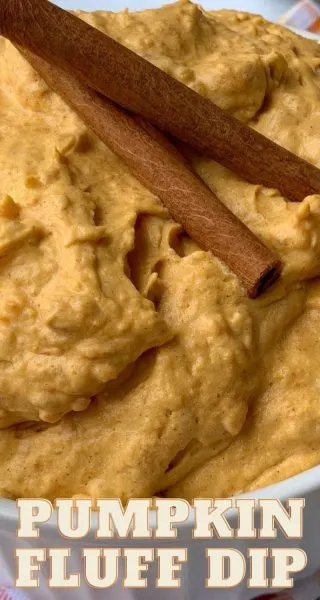 Quick and easy, this pumpkin fluff dip recipe is a big hit for a fall dessert. Just dump, stir and serve! Enjoy with vanilla wafers, graham crackers or fruit. 