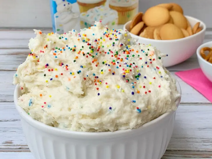 Funfetti Cake Mix Dip Recipe, Dunkaroo Dip