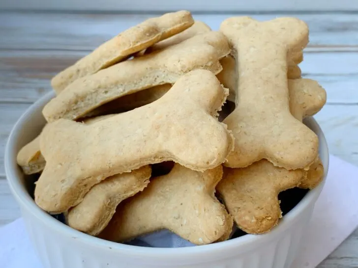 Homemade Peanut Butter Dog Bones, How to make dog treats from scratch