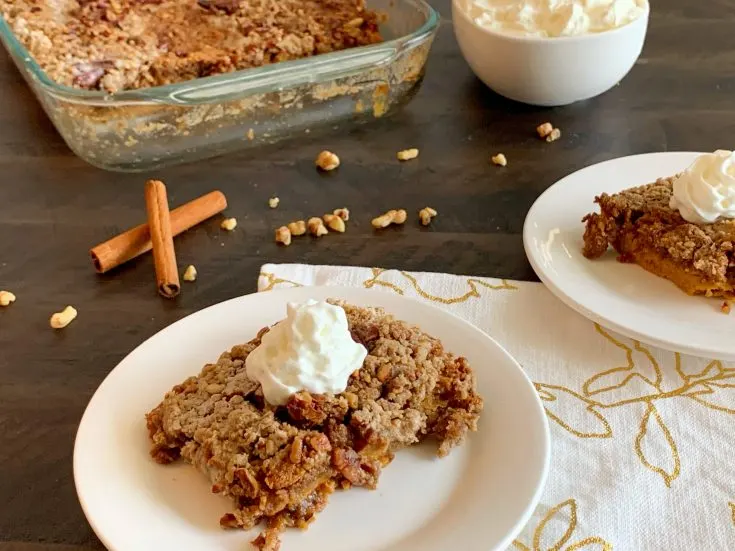 Pumpkin Dump Cake Recipe, Pumpkin Dump Cake With Spice Cake Mix