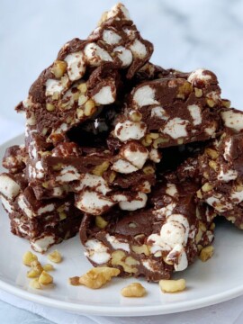 Homemade Rocky Road Candy Recipe