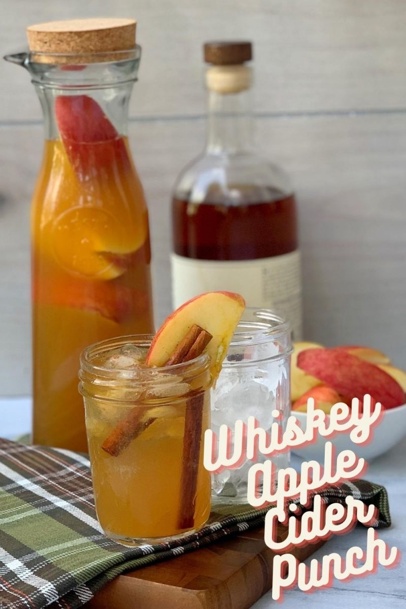 The BEST Autumn Whiskey Apple Cider Punch Recipe