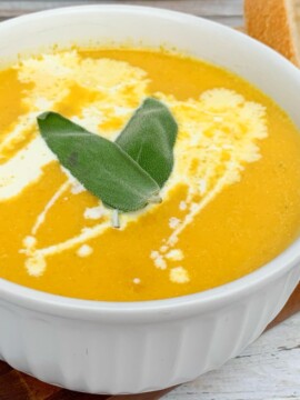Quick Butternut Squash Soup Recipe With Apple