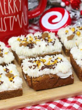 Easy Gingerbread Bars for Christmas