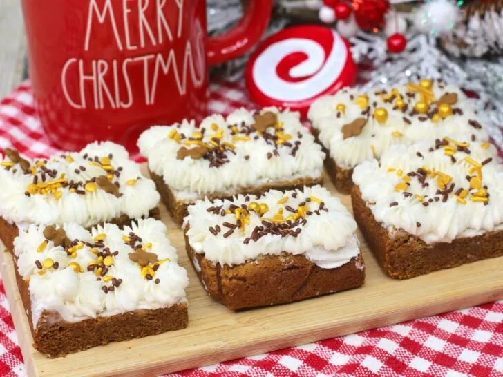 Easy Gingerbread Bars for Christmas