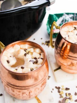 Mint Slow Cooker Hot Chocolate Recipe