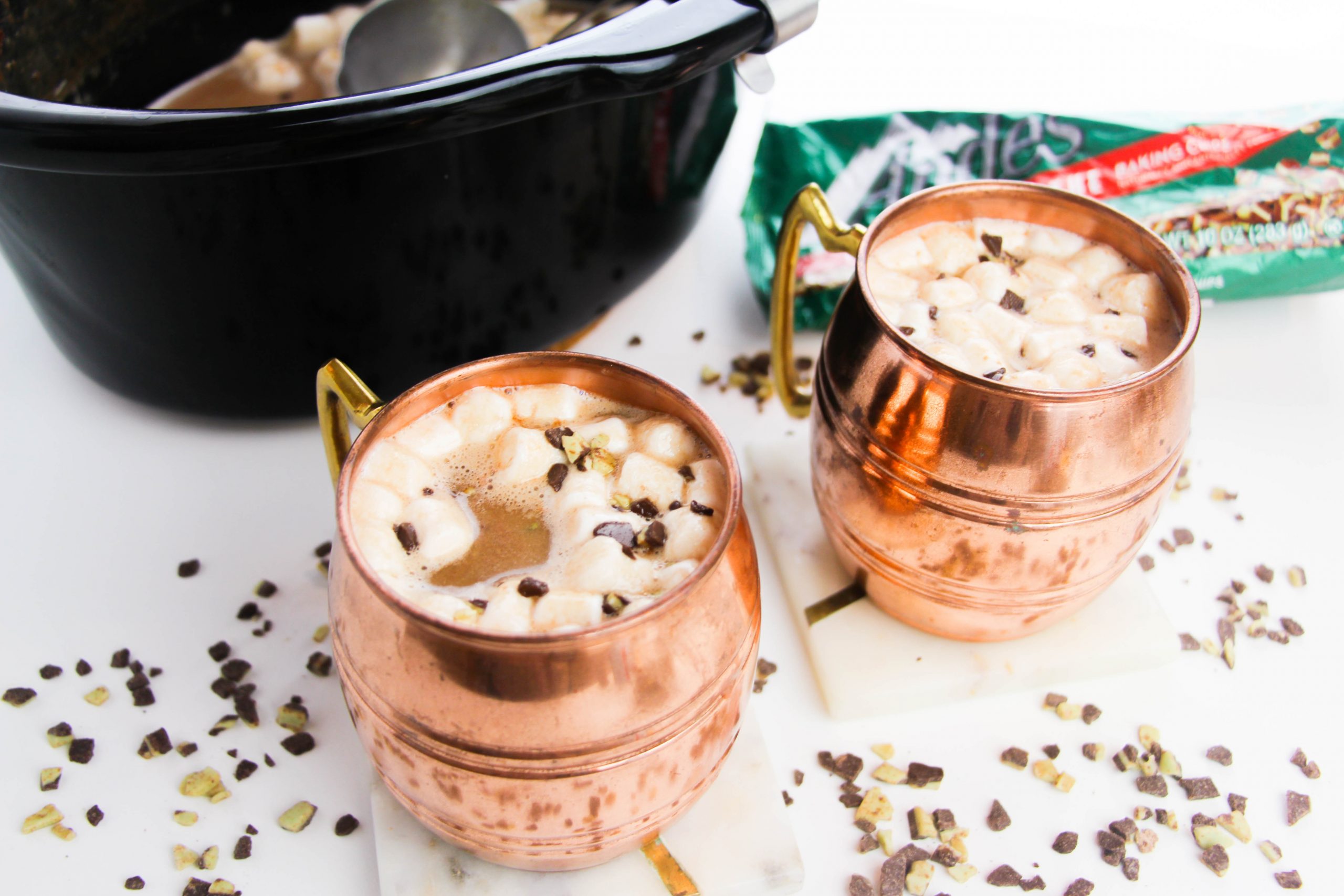 Mint Slow Cooker Hot Chocolate Recipe
