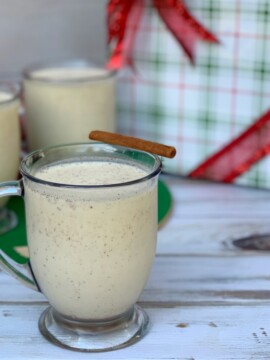 Mock Eggnog, Eggnog Drink Recipe, Non-Alcoholic Christmas Drink Recipe