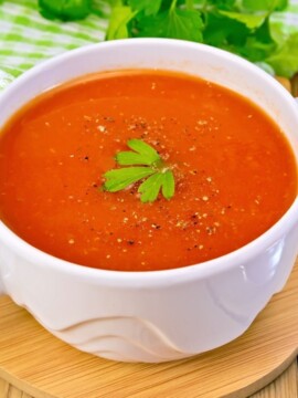 Creamy Tomato Basil Soup Recipe