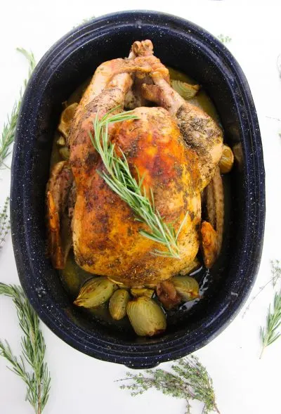 Finished Turkey Out Of The Oven