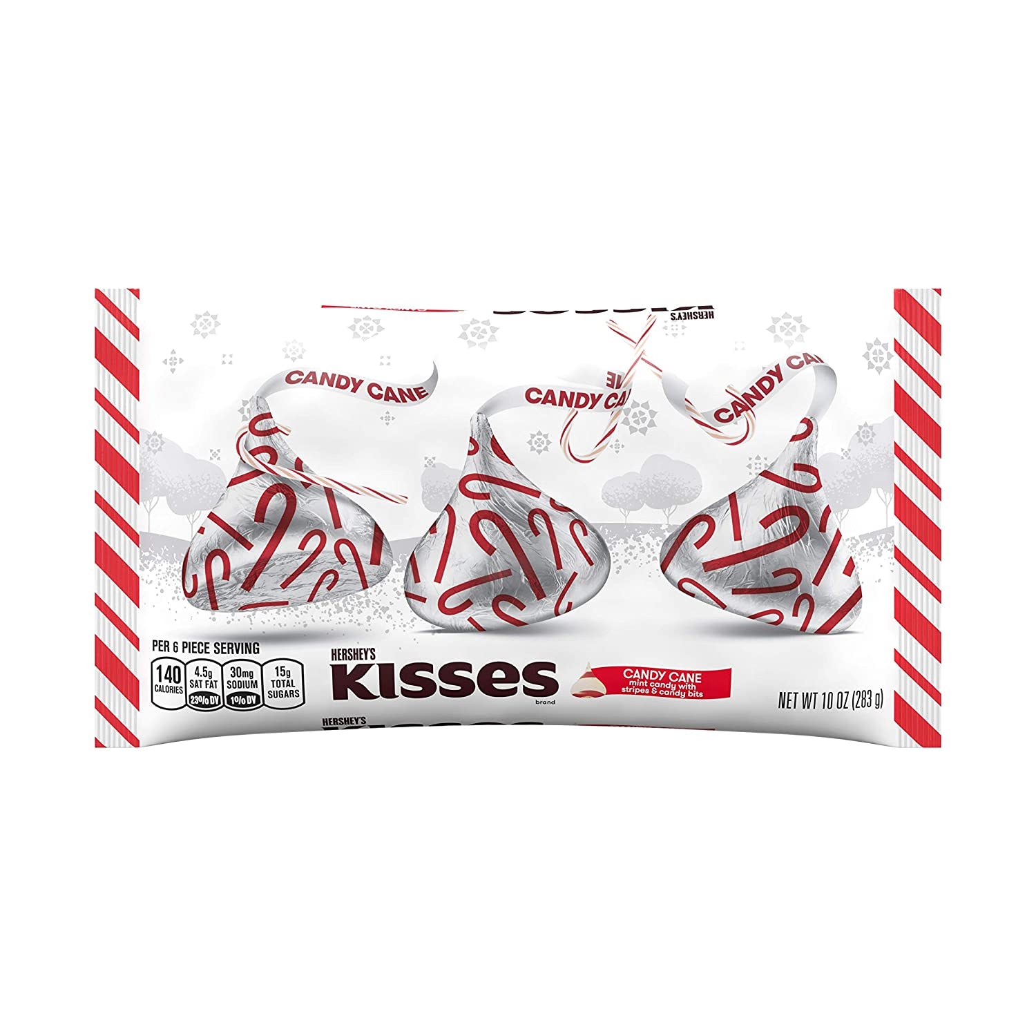 Hershey Candy Cane Kisses on Amazon