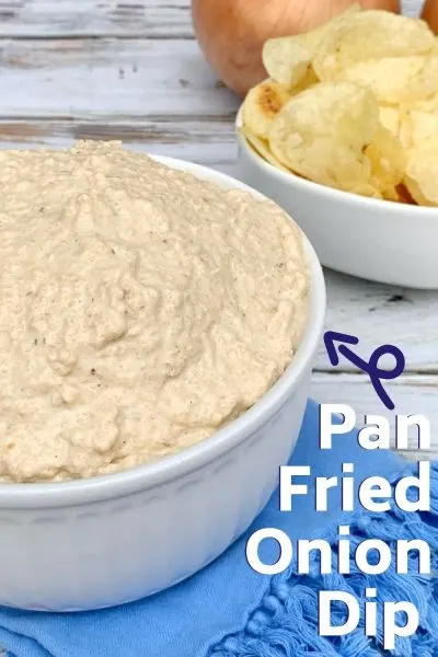 A southern tradition, this easy pan fried onion dip recipe is always a favorite. Serve with vegetables or potato chips. #DipRecipe #AppetizerDip #EasyAppetizer #OnionDip #OnionRecipe A southern tradition, this easy pan fried onion dip recipe is always a favorite. Serve with vegetables or potato chips. #DipRecipe #AppetizerDip #EasyAppetizer #OnionDip #OnionRecipe