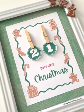 Free Printable Christmas Countdown Calendar