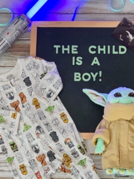 Star Wars Mandalorian Gender Reveal Announcement Idea