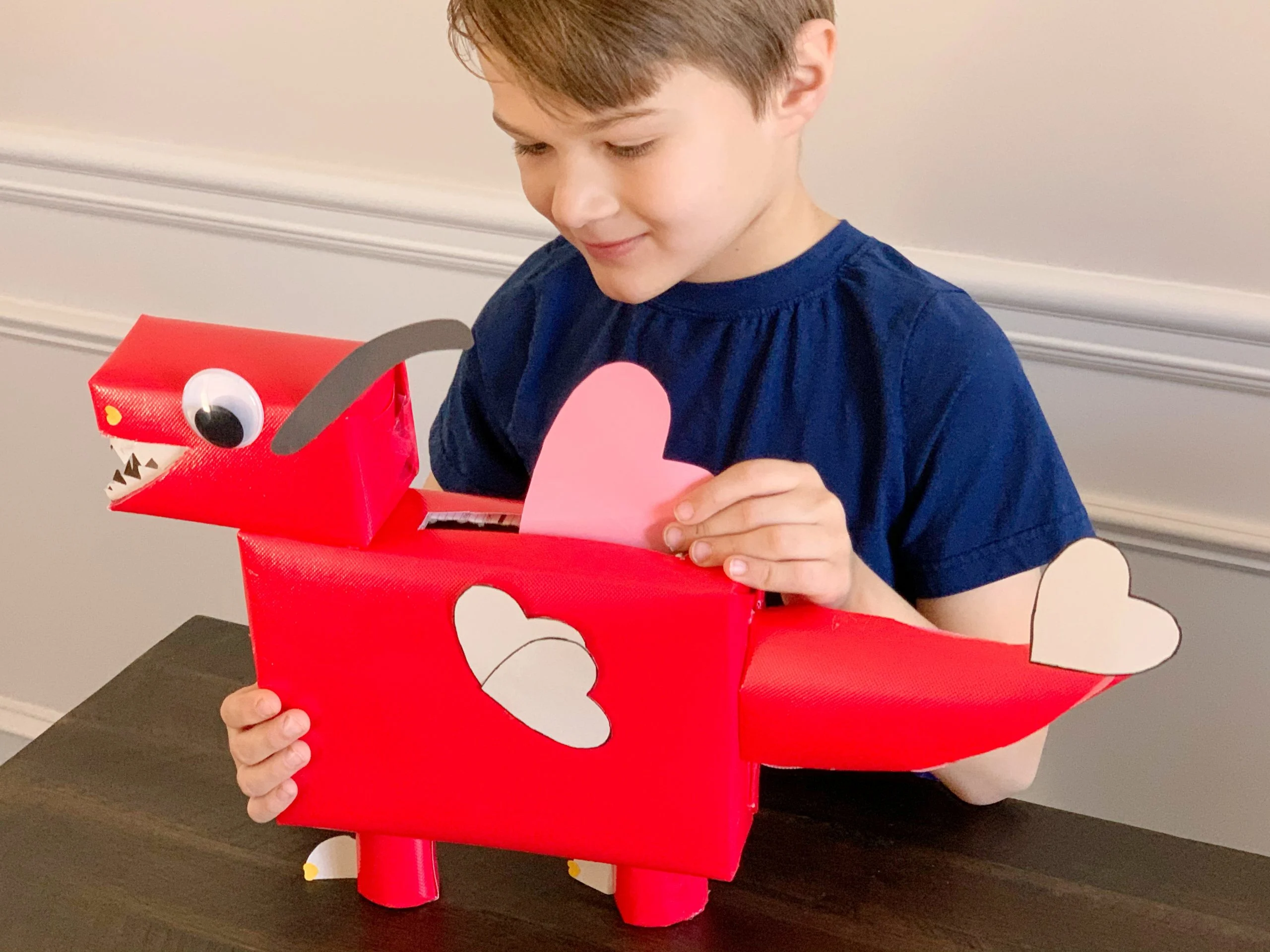DIY Dragon Valentines Box For Boys