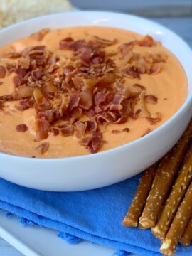 Hot Bacon Cheddar Slow Cooker Dip Recipe