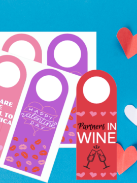 FREE Printable Valentine's Day Wine Tags