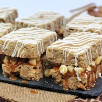 White Chocolate Caramel Blondies Recipe